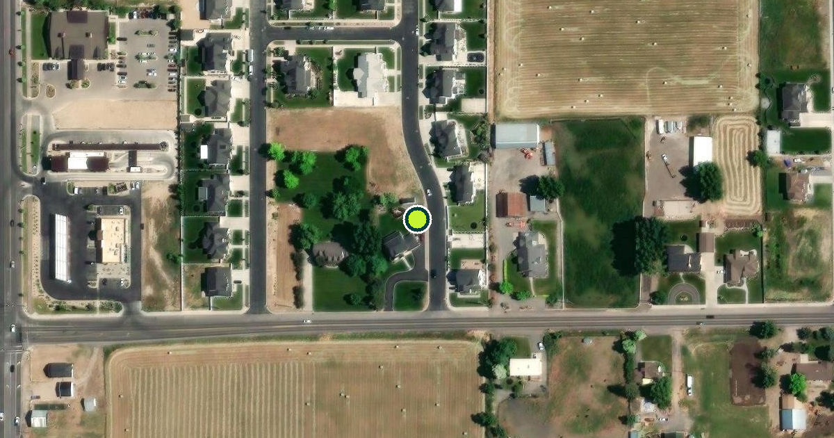 Satellite view of Mapleton Pickleball Courts
