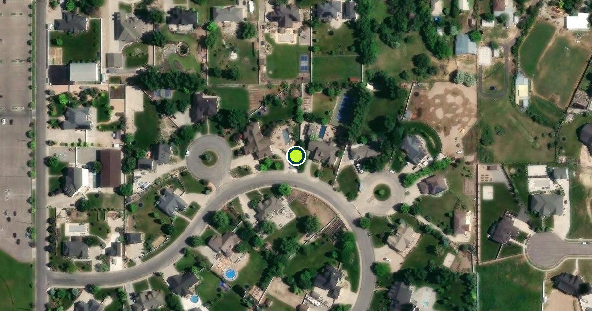Satellite view of Mapleton Pickleball Courts