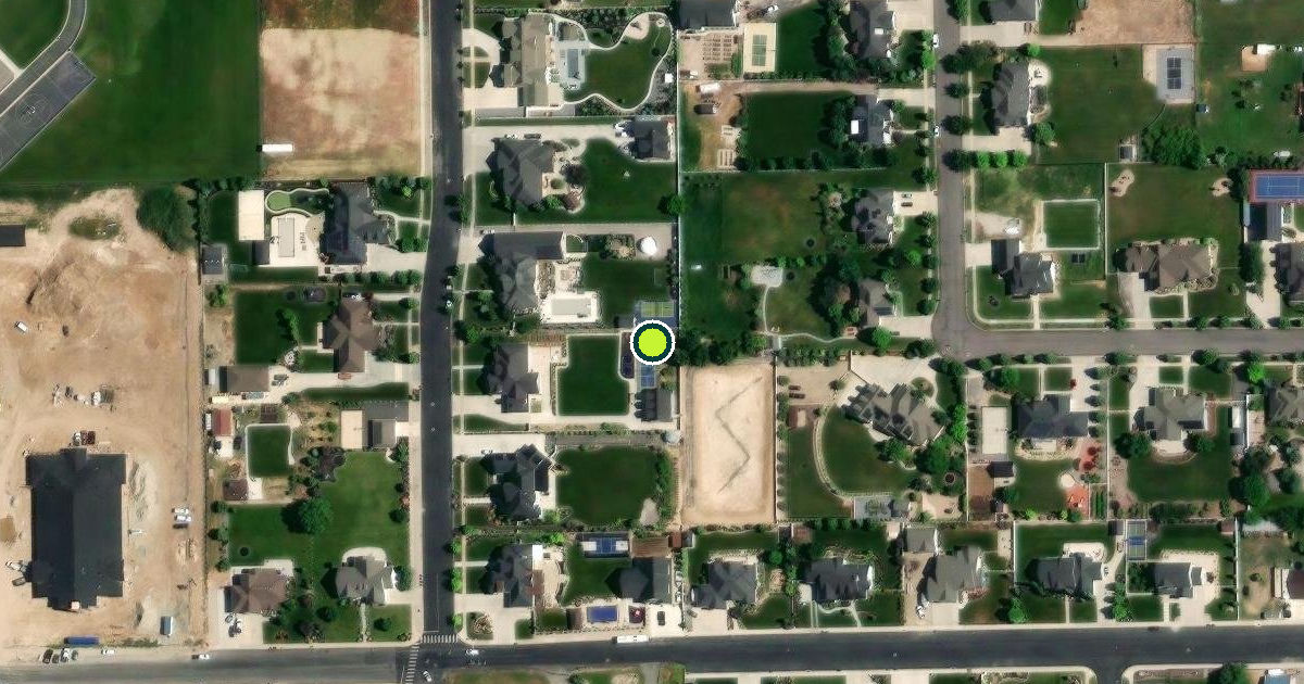 Satellite view of Mapleton Pickleball Courts