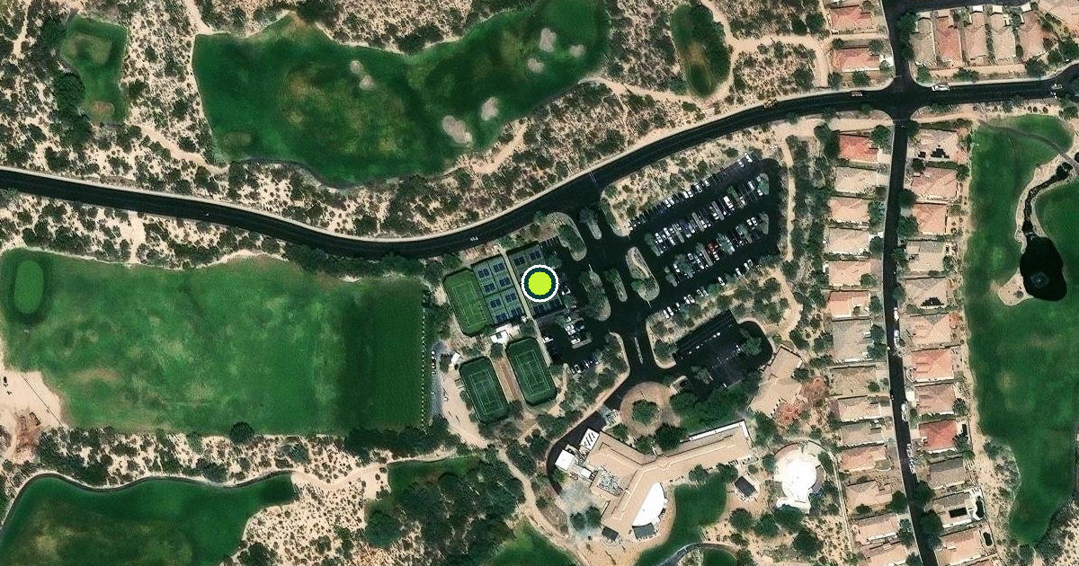 Satellite view of Marana Pickleball Courts