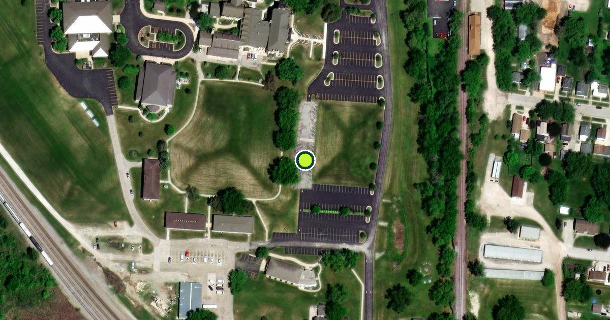 Satellite view of Maranatha Baptist University Pickleball Courts