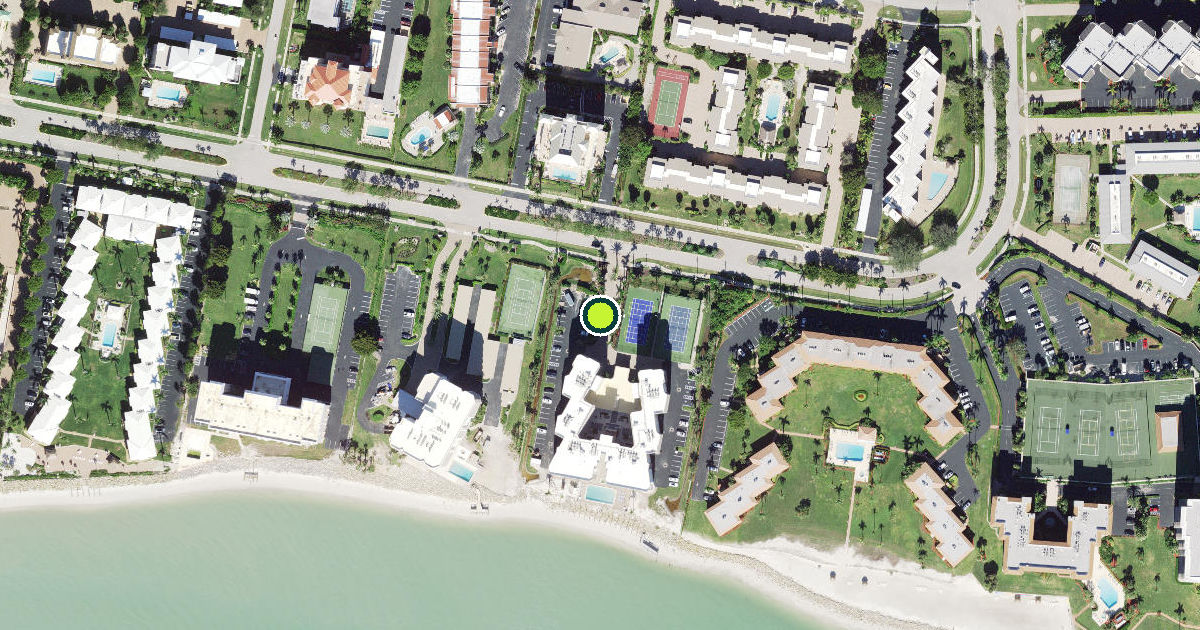 Satellite view of Marco Island Pickleball Courts