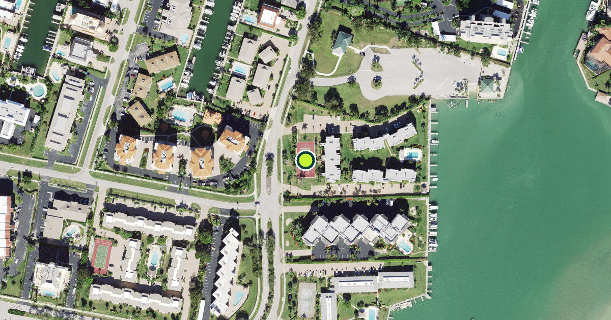 Satellite view of Marco Island Pickleball Courts