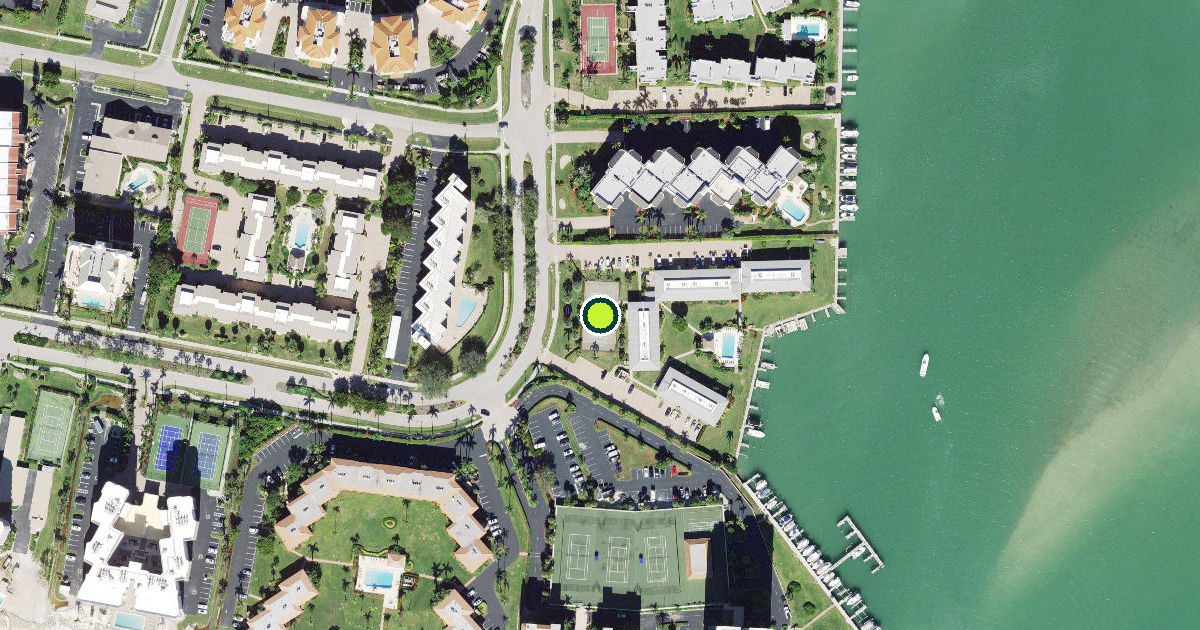 Satellite view of Marco Island Pickleball Courts
