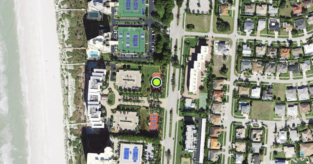 Satellite view of Marco Island Pickleball Courts