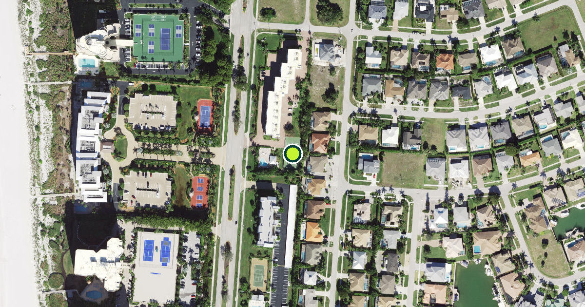Satellite view of Marco Island Pickleball Courts