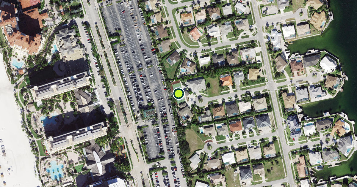Satellite view of Marco Island Pickleball Courts