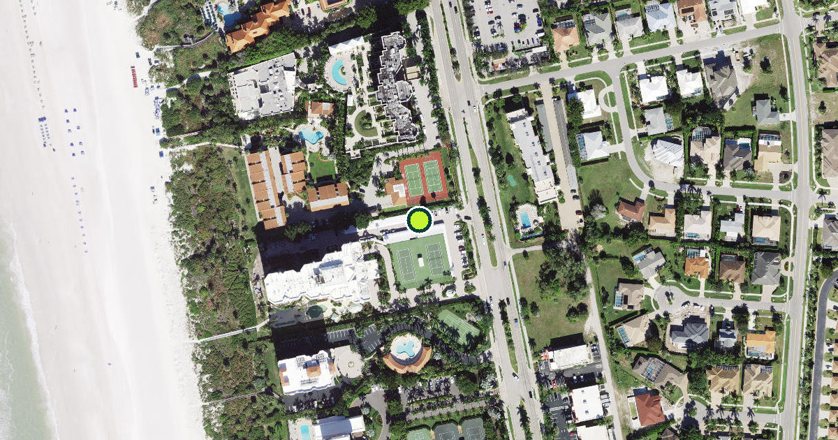 Satellite view of Marco Island Pickleball Courts