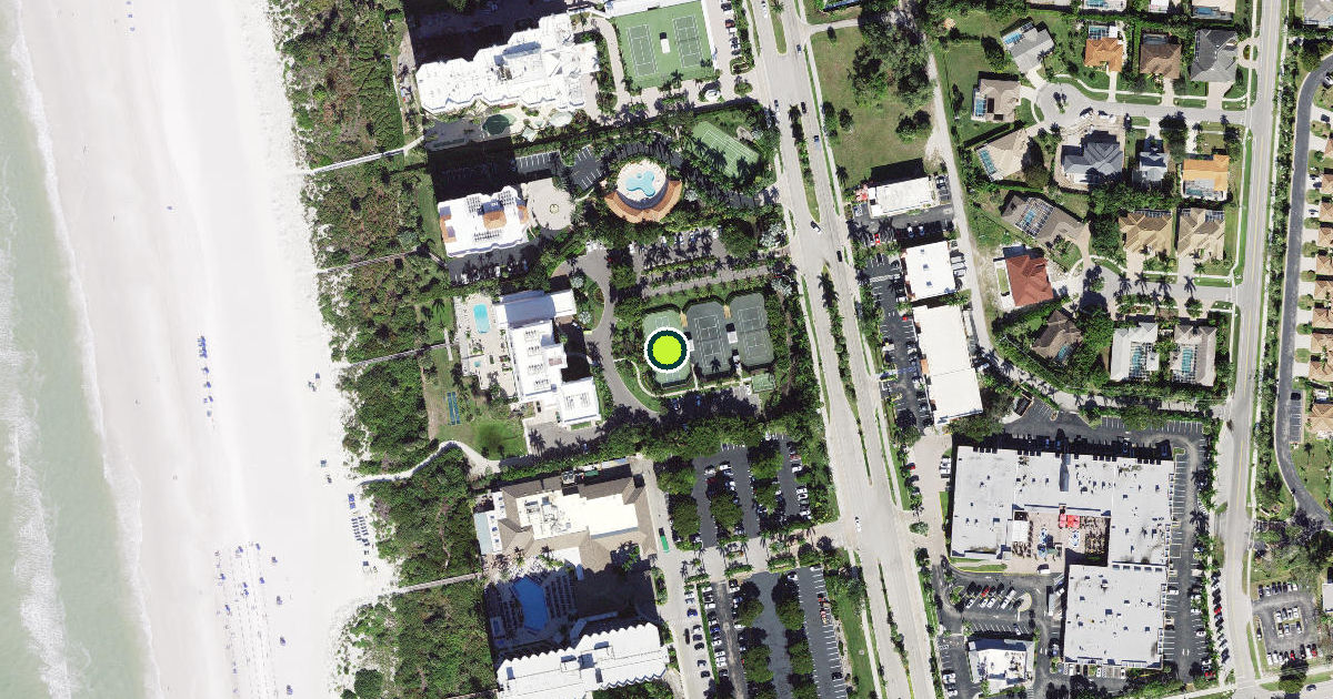 Satellite view of Marco Island Pickleball Courts