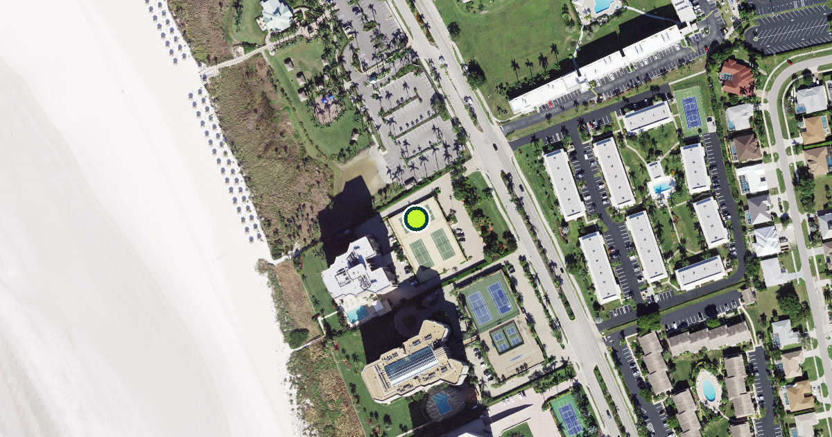 Satellite view of Marco Island Pickleball Courts