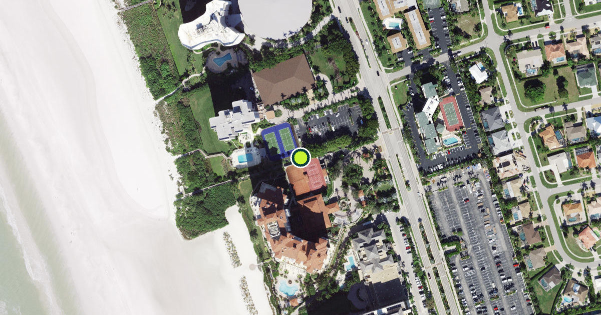 Satellite view of Marco Island Pickleball Courts