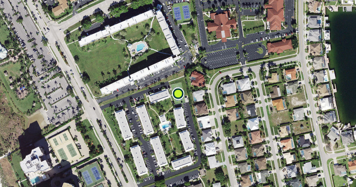 Satellite view of Marco Island Pickleball Courts
