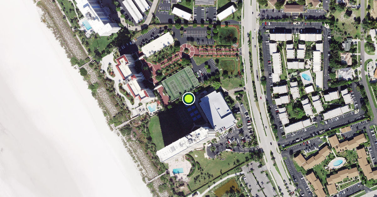 Satellite view of Marco Island Pickleball Courts