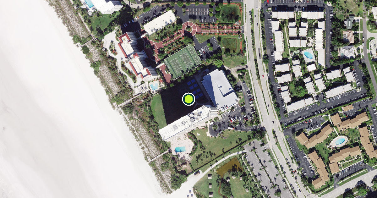 Satellite view of Marco Island Pickleball Courts