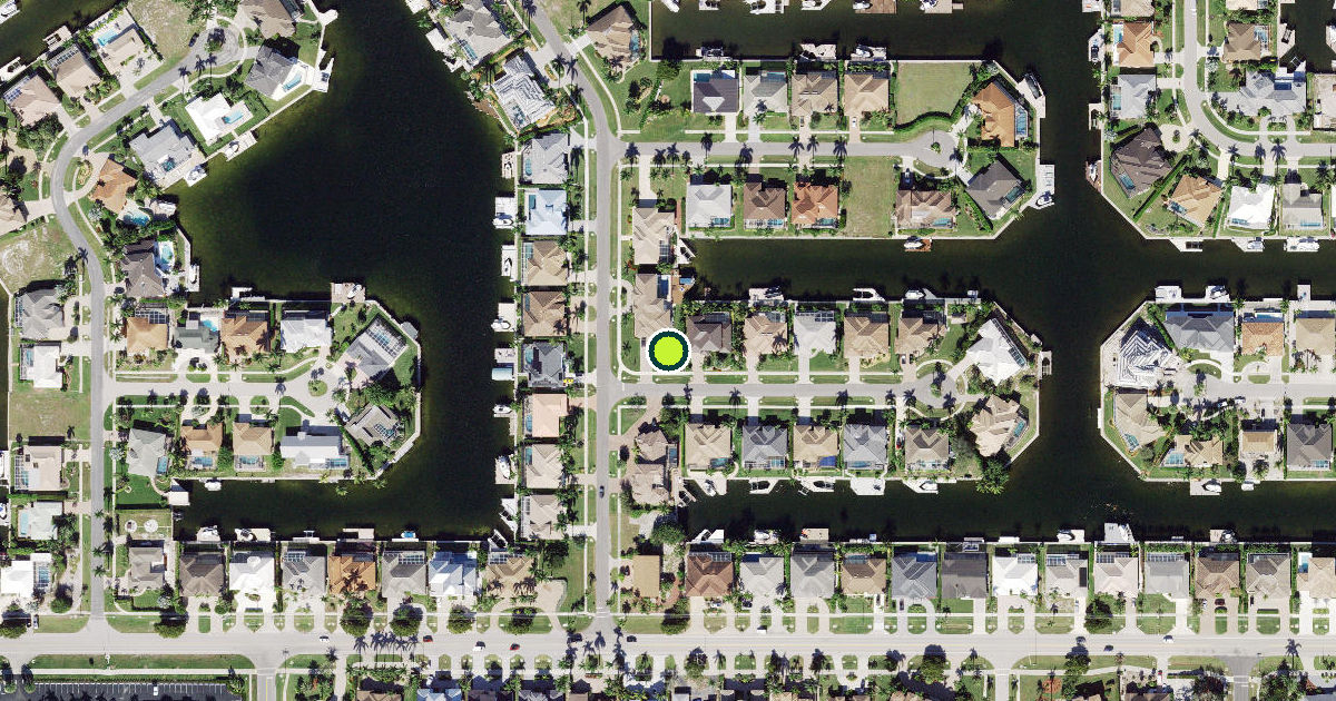 Satellite view of Marco Island Pickleball Courts