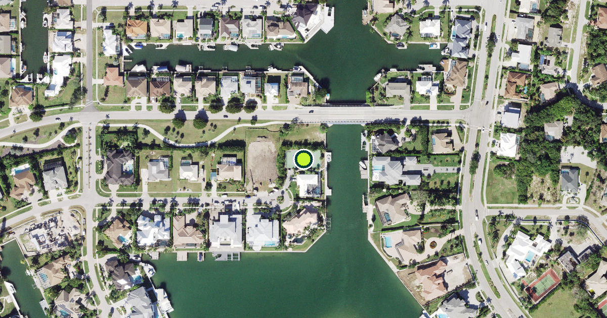 Satellite view of Marco Island Pickleball Courts