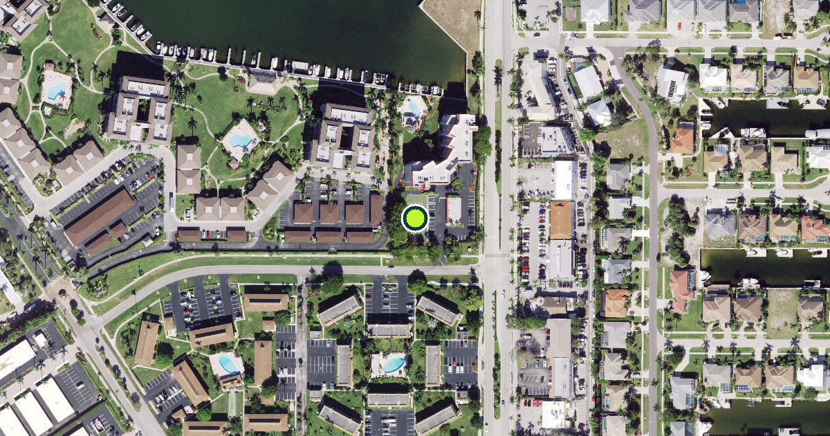 Satellite view of Marco Island Pickleball Courts