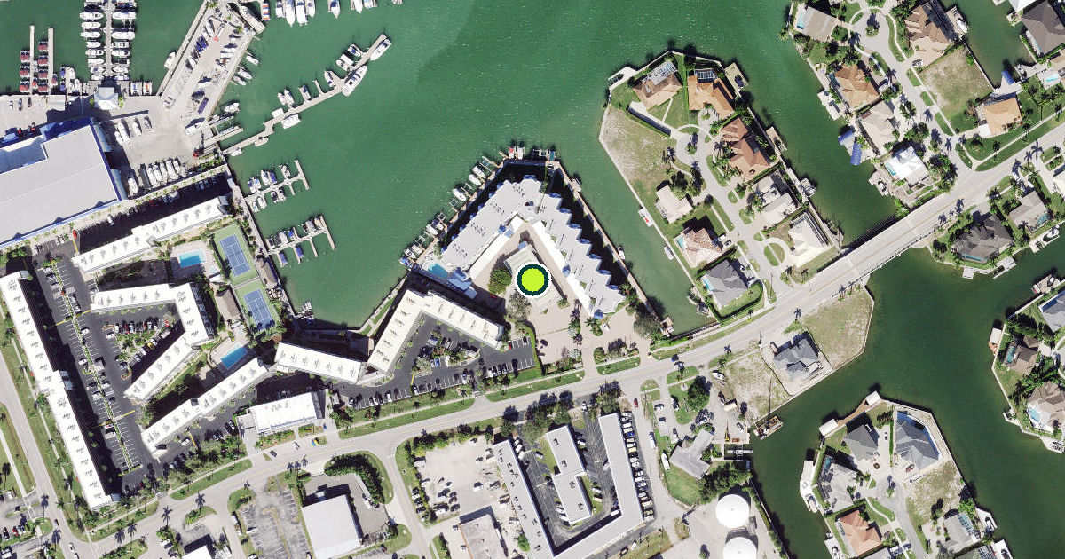 Satellite view of Marco Island Pickleball Courts