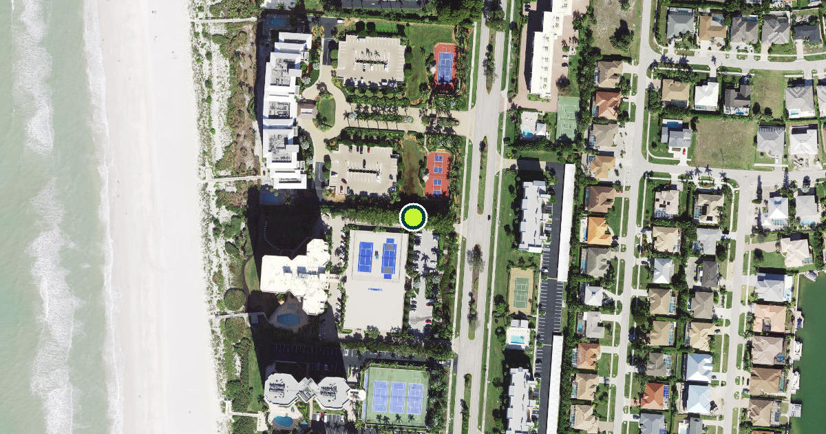 Satellite view of Marco Island Pickleball Courts