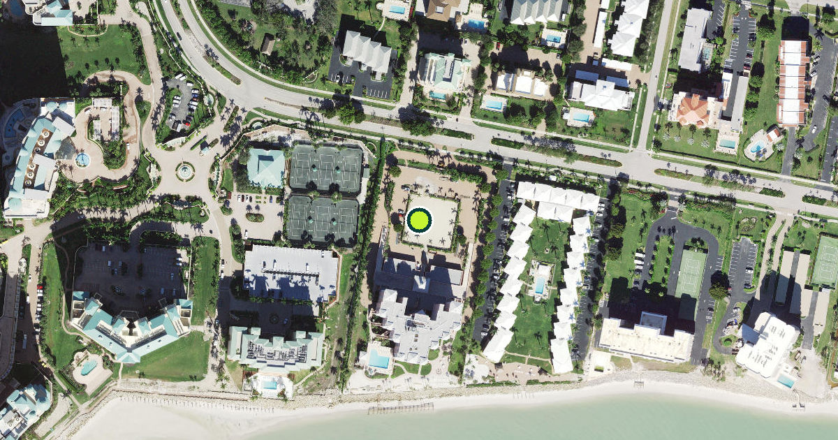 Satellite view of Marco Island Pickleball Courts