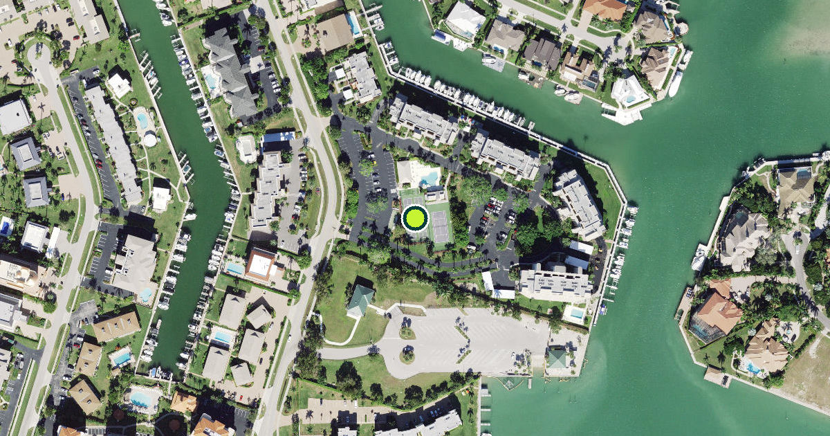 Satellite view of Marco Island Pickleball Courts