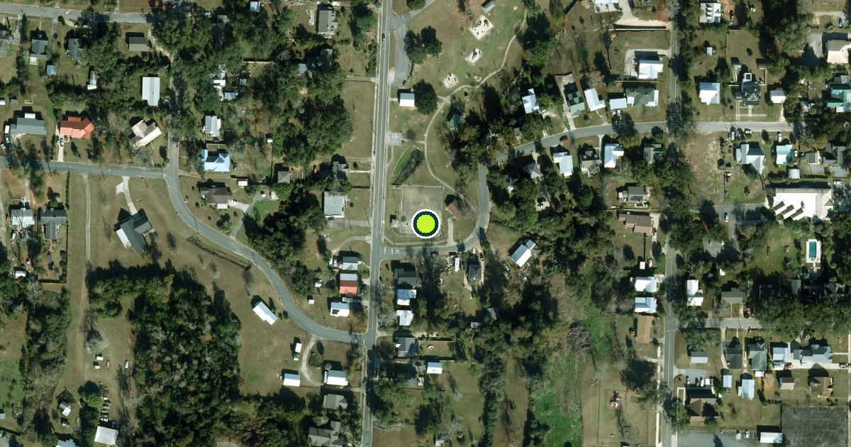 Satellite view of Marianna Pickleball Courts