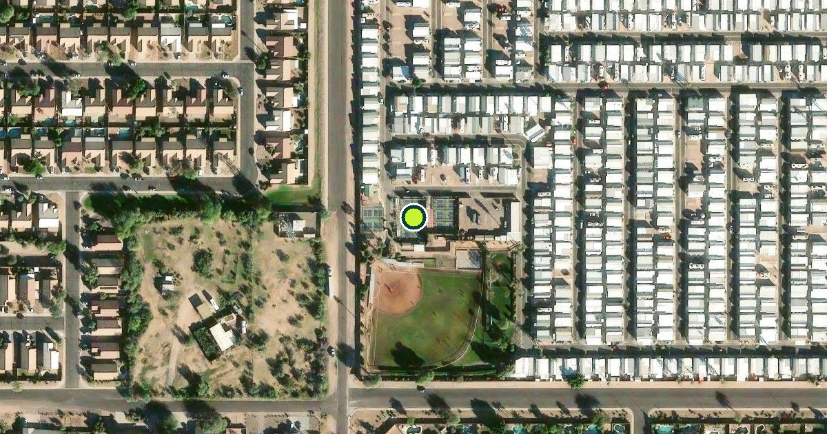Satellite view of Maricopa County Pickleball Courts