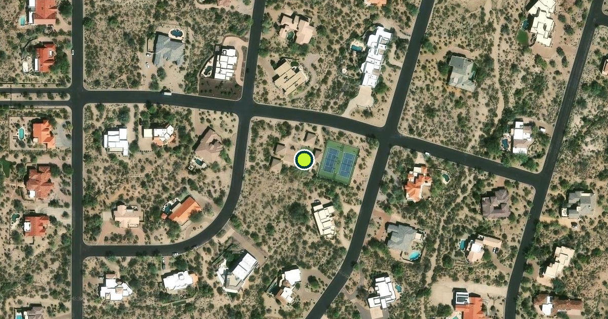 Satellite view of Maricopa County Pickleball Courts