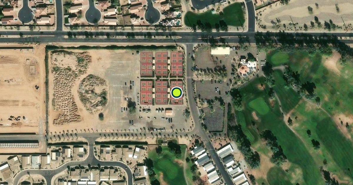 Satellite view of Maricopa County Pickleball Courts