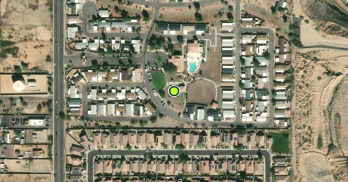 Satellite view of Maricopa County Pickleball Courts