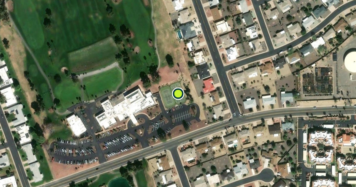 Satellite view of Maricopa County Pickleball Courts