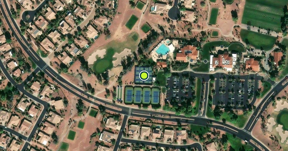 Satellite view of Maricopa County Pickleball Courts