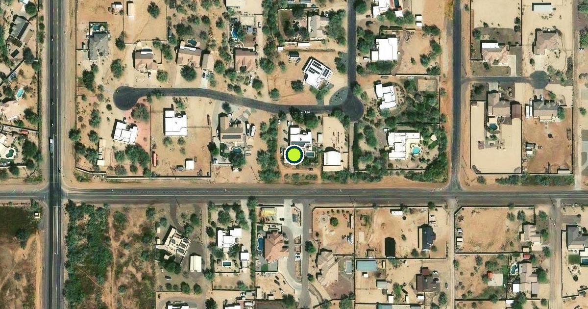 Satellite view of Maricopa County Pickleball Courts