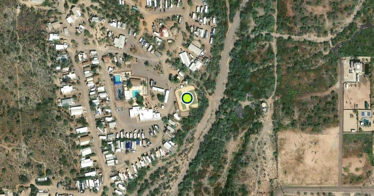 Satellite view of Maricopa County Pickleball Courts
