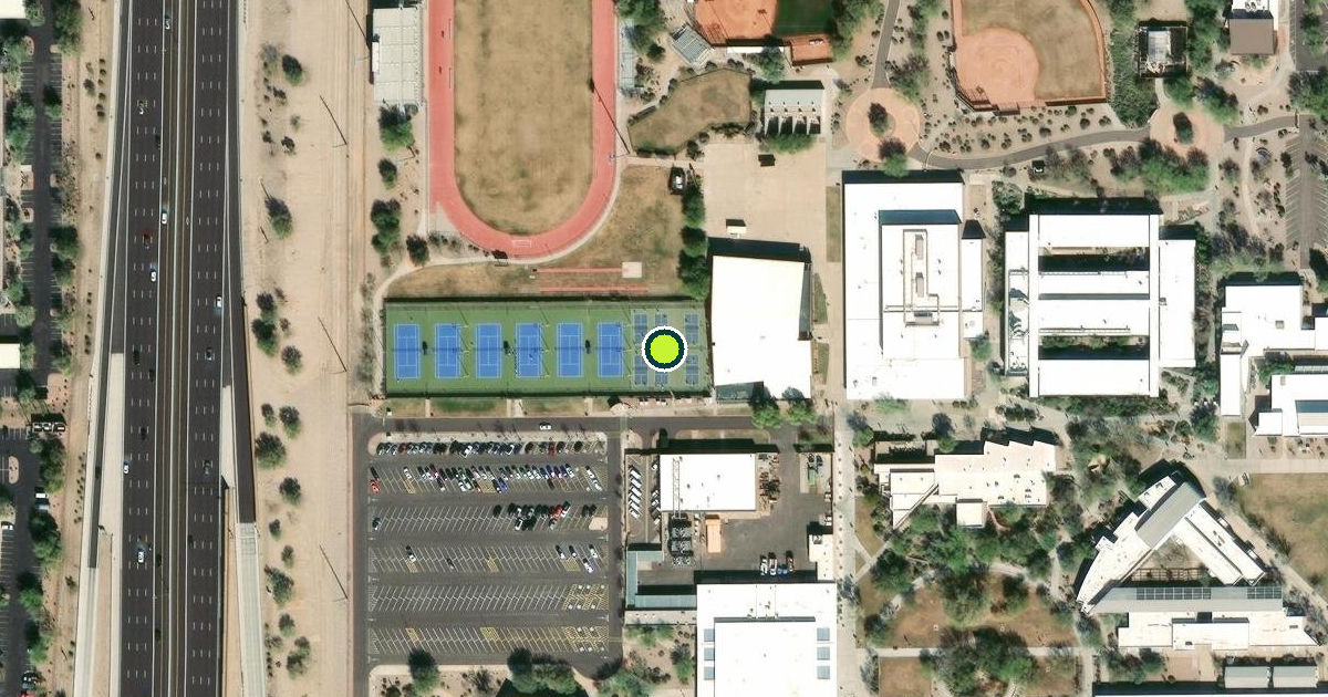 Satellite view of Maricopa County Pickleball Courts
