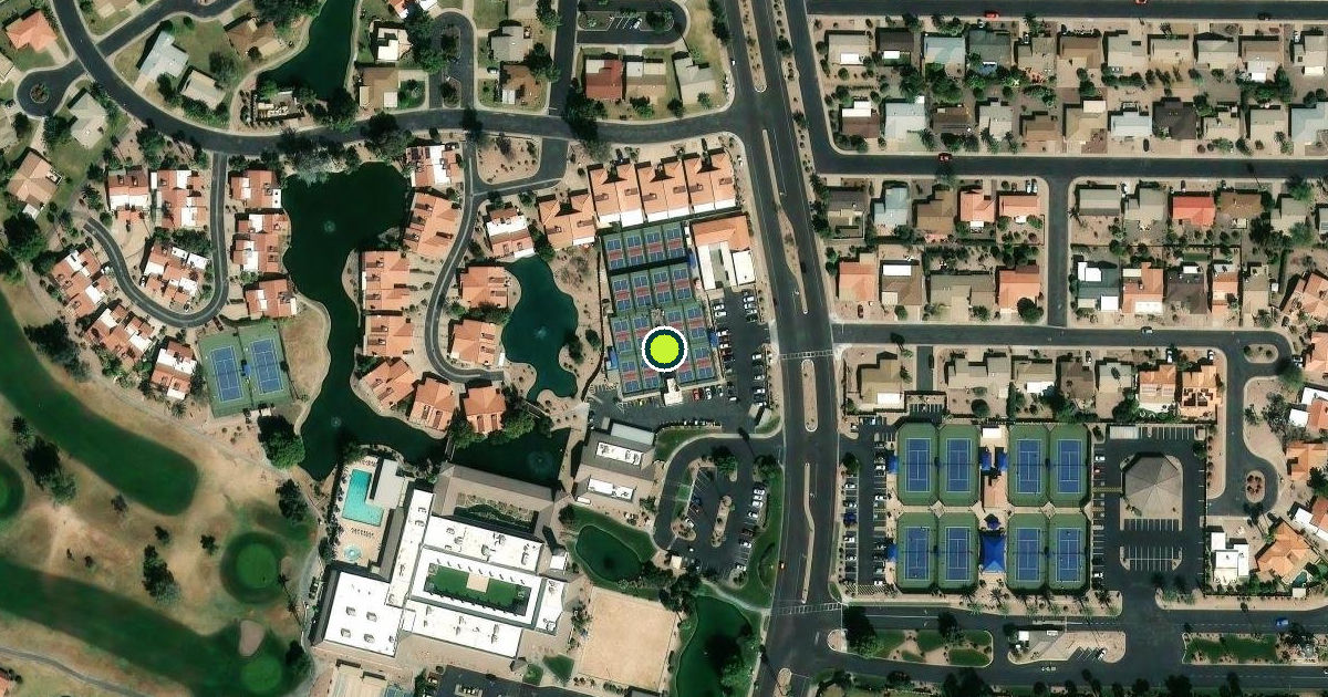 Satellite view of Maricopa County Pickleball Courts
