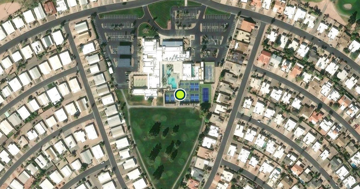 Satellite view of Maricopa County Pickleball Courts