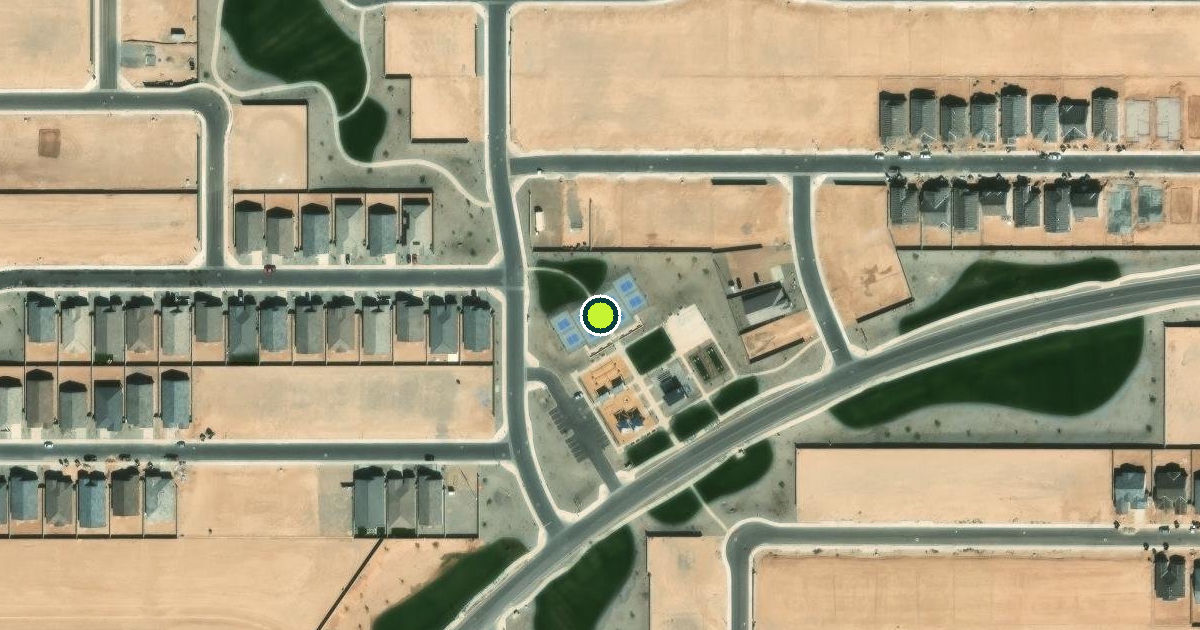 Satellite view of Maricopa Pickleball Courts