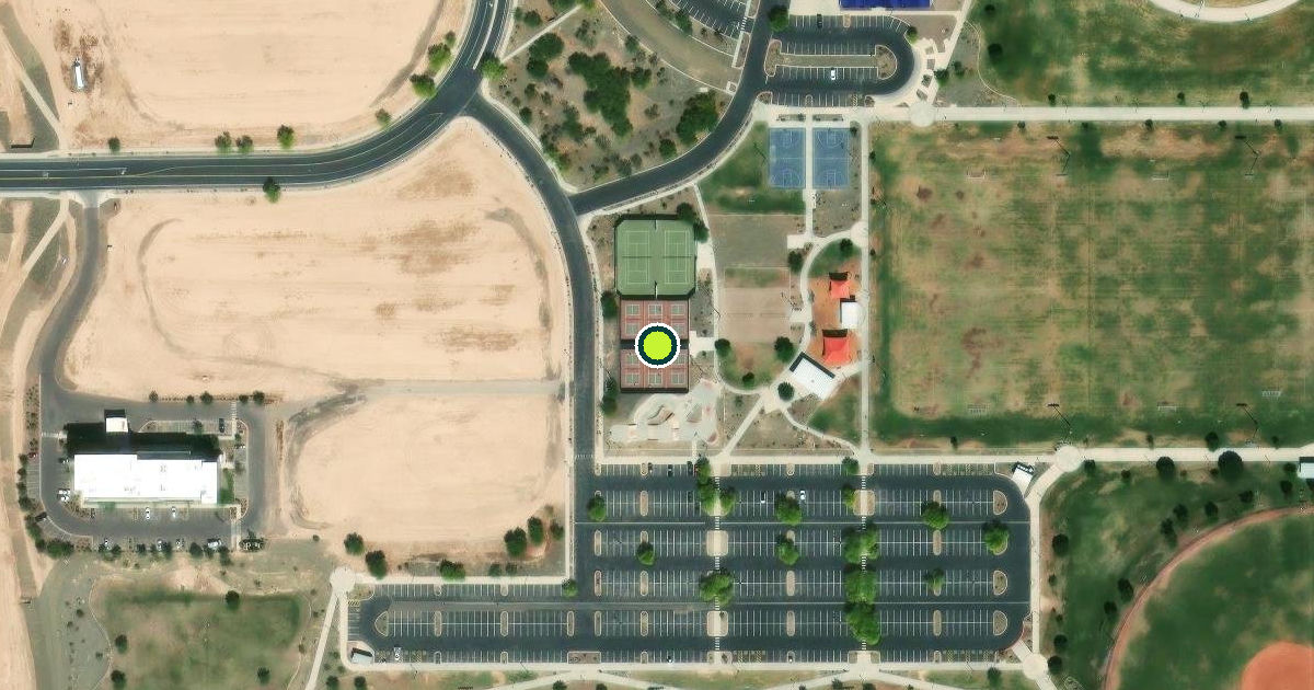 Satellite view of Maricopa Pickleball Courts