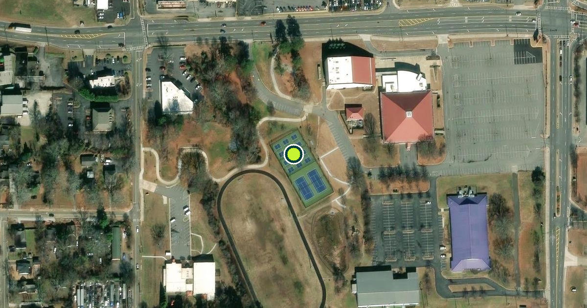 Satellite view of Marietta Pickleball Courts
