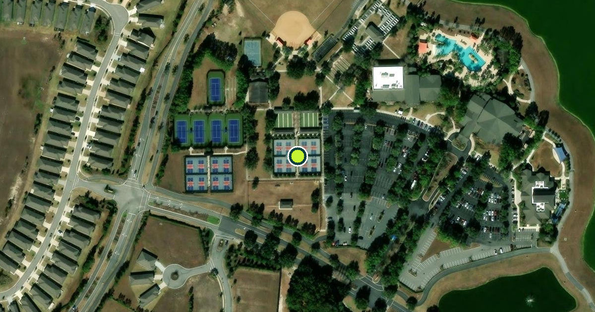 Satellite view of Marion County Pickleball Courts