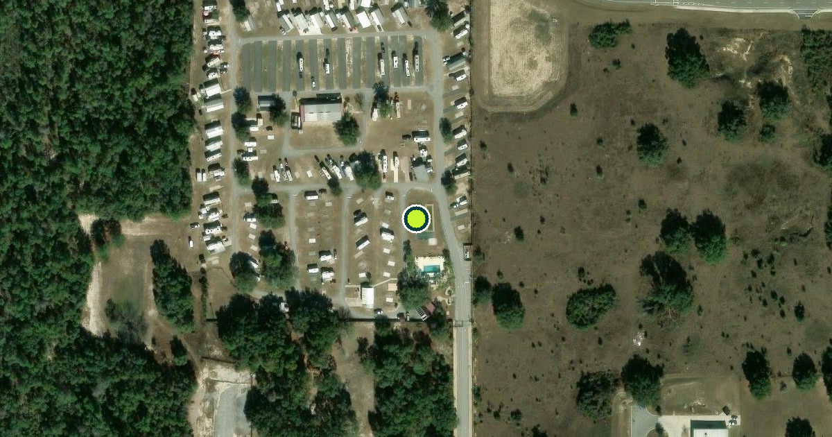 Satellite view of Marion County Pickleball Courts