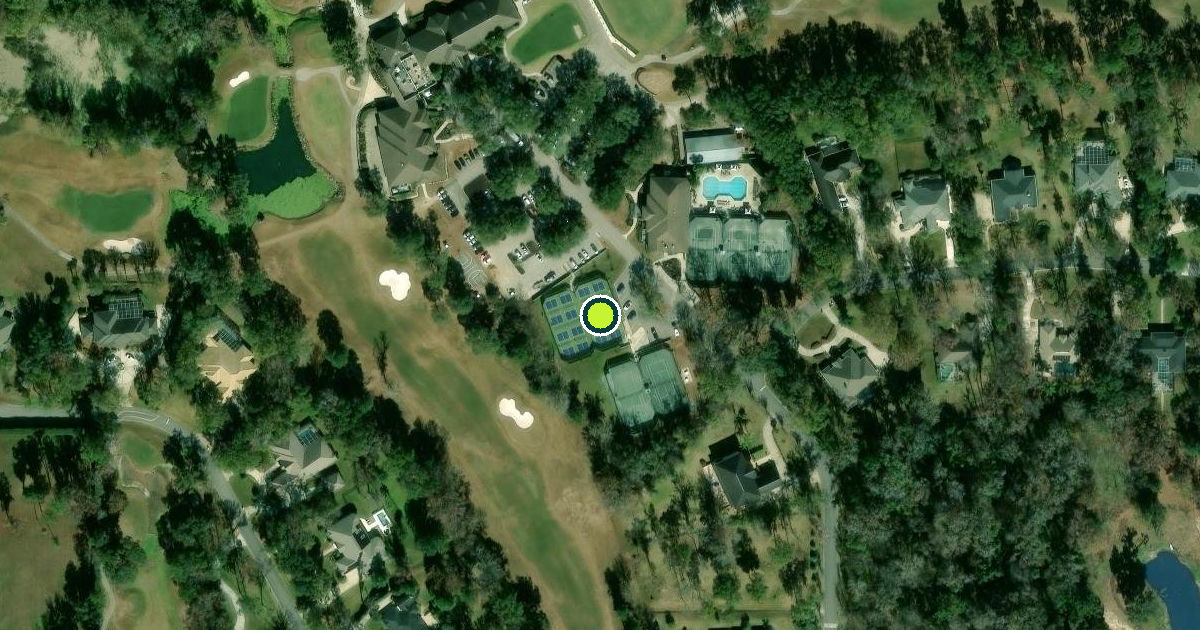 Satellite view of Marion County Pickleball Courts