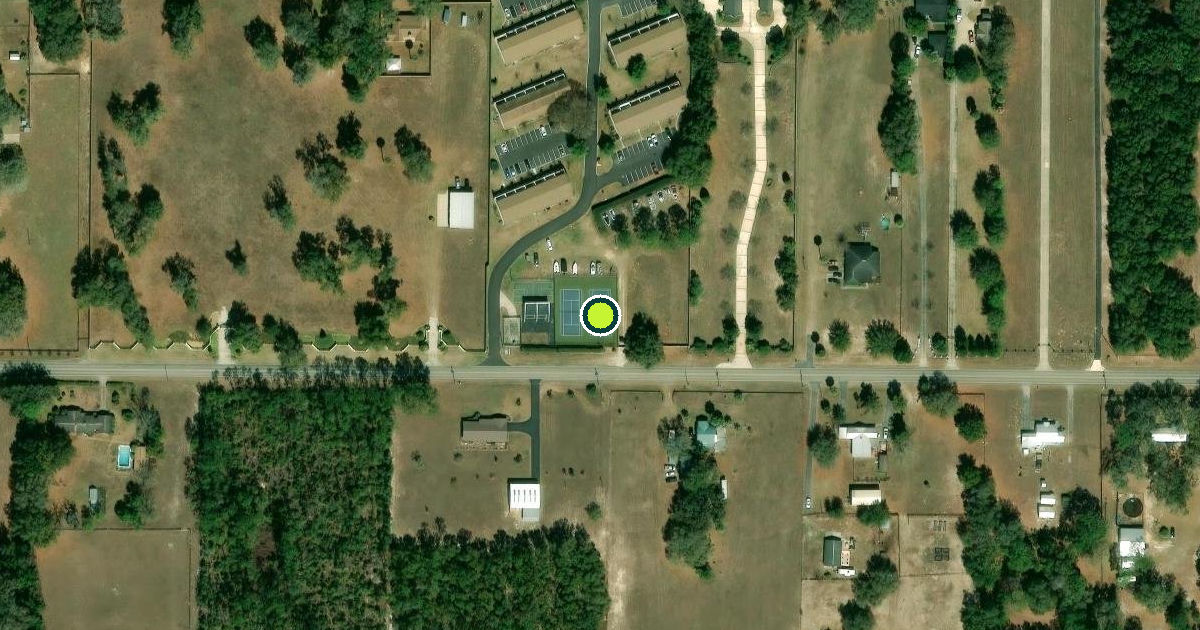 Satellite view of Marion County Pickleball Courts