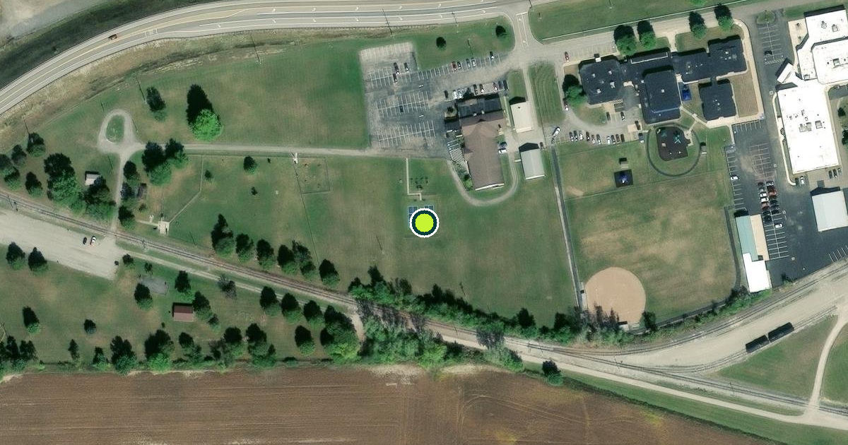 Satellite view of Marion County Pickleball Courts