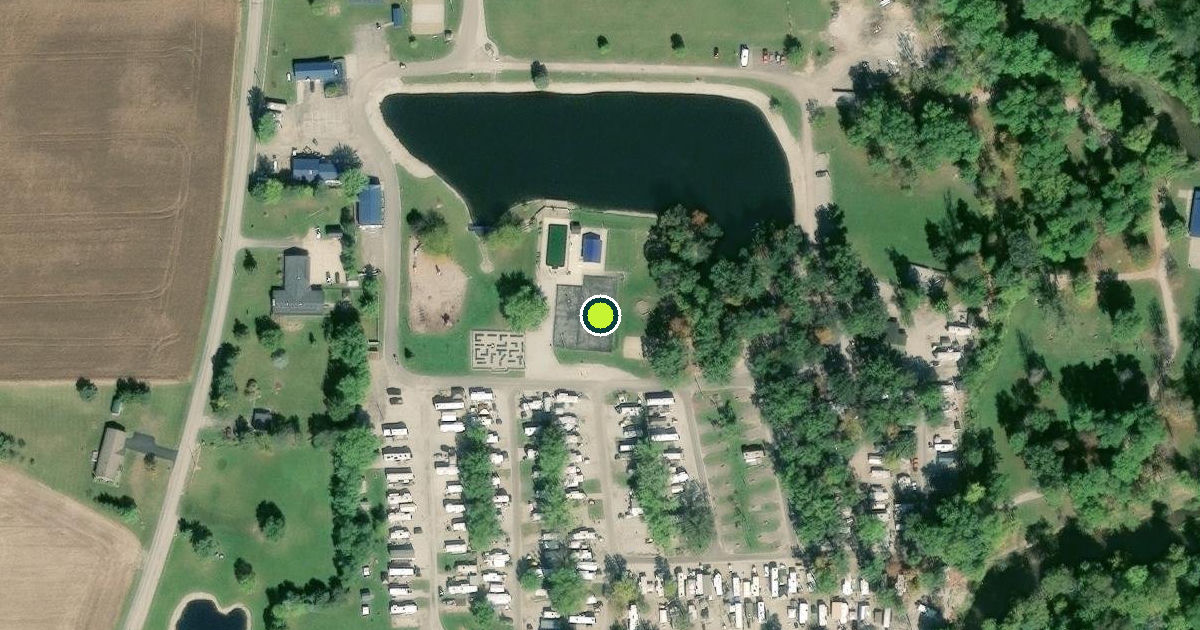 Satellite view of Marion County Pickleball Courts