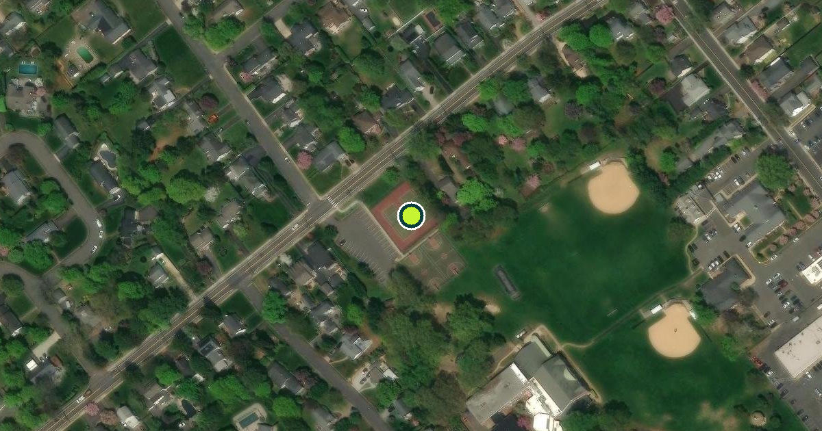 Satellite view of Markham Place Courts