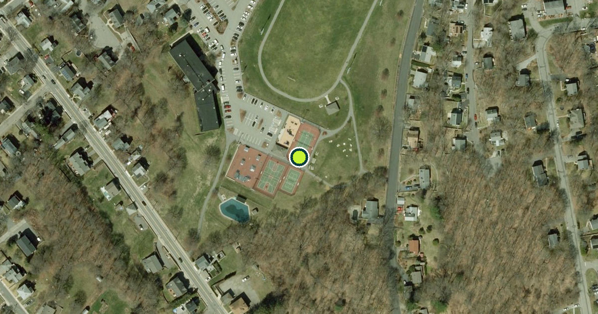 Satellite view of Marlborough Pickleball Courts