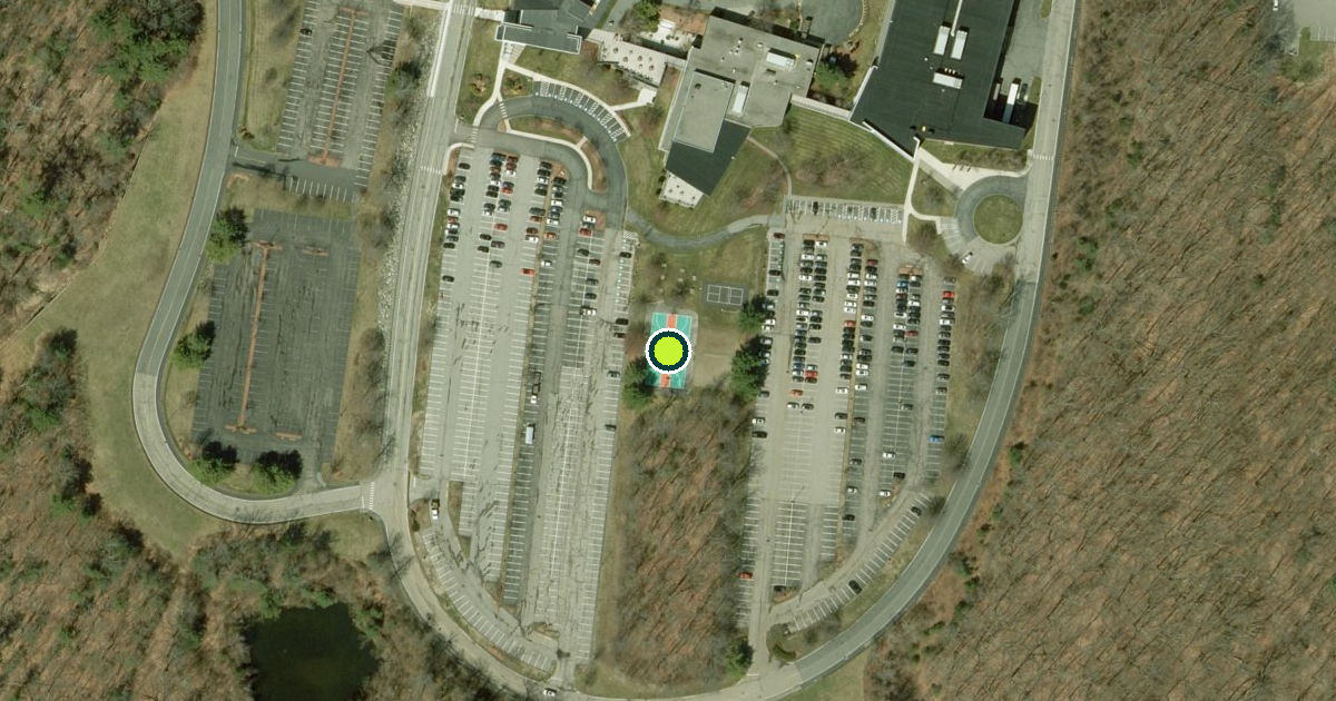 Satellite view of Marlborough Pickleball Courts