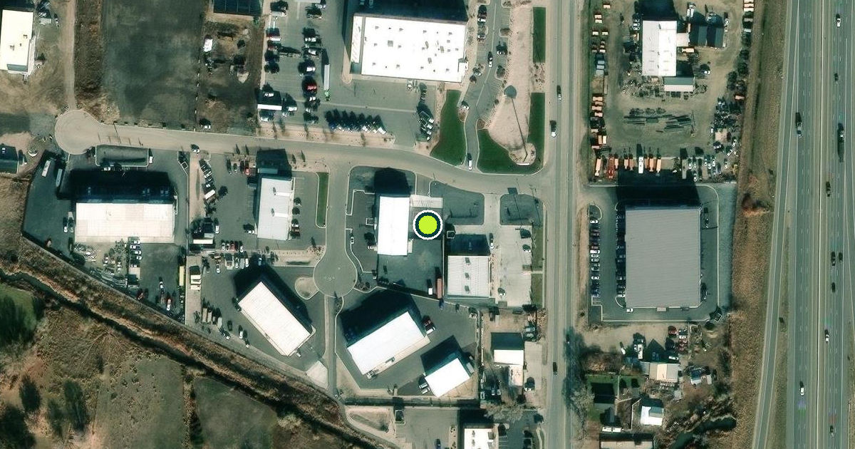Satellite view of Marriott-Slaterville Pickleball Courts